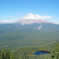 Further on up the mountian... (mirror lake at the bottom)