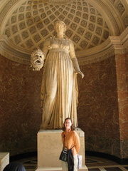 Some Greek goddess and a statue...