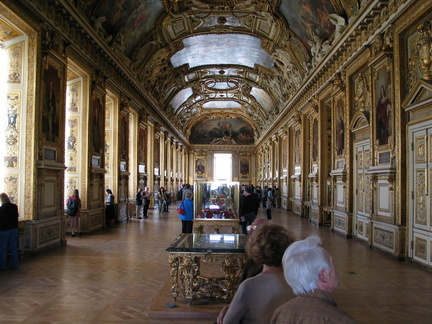 Ball-room where the crown Jewels of France reside.