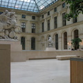 One of the glassed in courtyards which was used to disply some nice sculptures.
