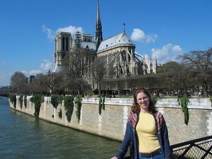 It was a pretty spring day in Paris.