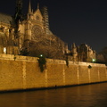 Nice night shot of Notre Dame.