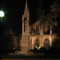 This was taken around the back of the Notre Dame outside of the garden.