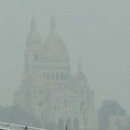 Our one shot of the Sacre Couer - From the 3rd floor of the Louvre.