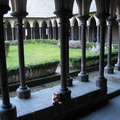 I liked the cloister at the top of the abbey.