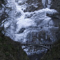 The bridge at the base of Multnomah Falls