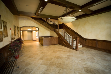 Entry way of new administration building