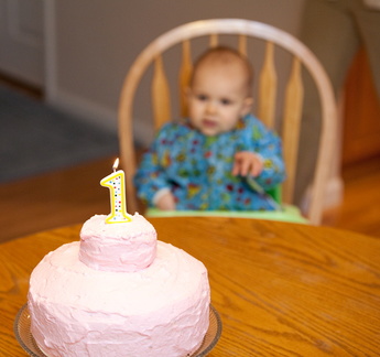 Holly's first birthday cake!